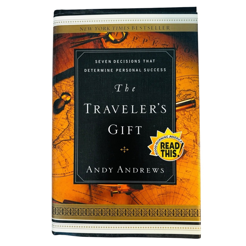 The Traveler's Gift by Andy Andrews - Orange & Black Hardcover